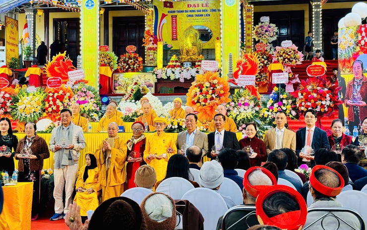 Đại lễ khánh thành công trình tu bổ, tôn tạo tổng thể chùa Thanh Liên- Ảnh 14.