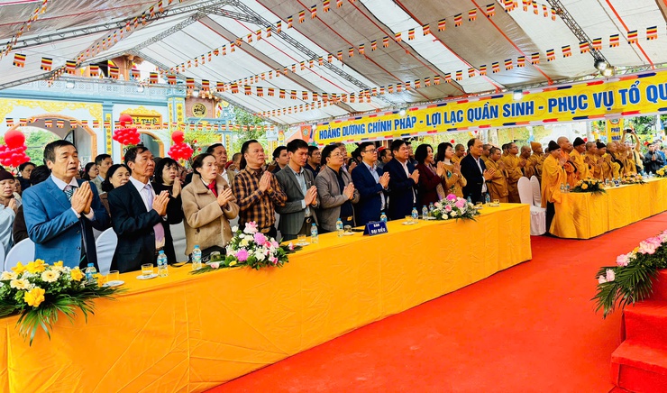 Đại lễ khánh thành công trình tu bổ, tôn tạo tổng thể chùa Thanh Liên- Ảnh 2.