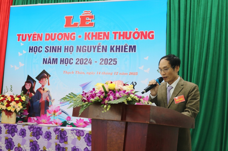 Họ Nguyễn Khiêm tổ chức Lễ tuyên dương, khen thưởng học sinh đạt thành tích cao năm học 2024 – 2025- Ảnh 5.