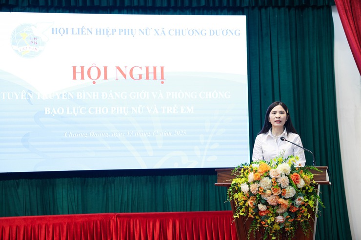 Hội LHPN xã Chương Dương hưởng ứng tháng phòng ngừa và  ứng phó với bạo lực trên cơ sở giới năm 2025- Ảnh 2.