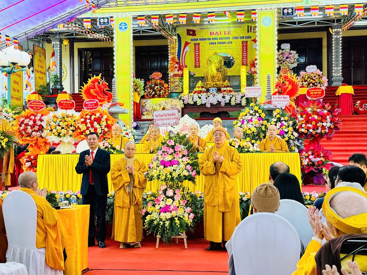 Đại lễ khánh thành công trình tu bổ, tôn tạo tổng thể chùa Thanh Liên- Ảnh 5.