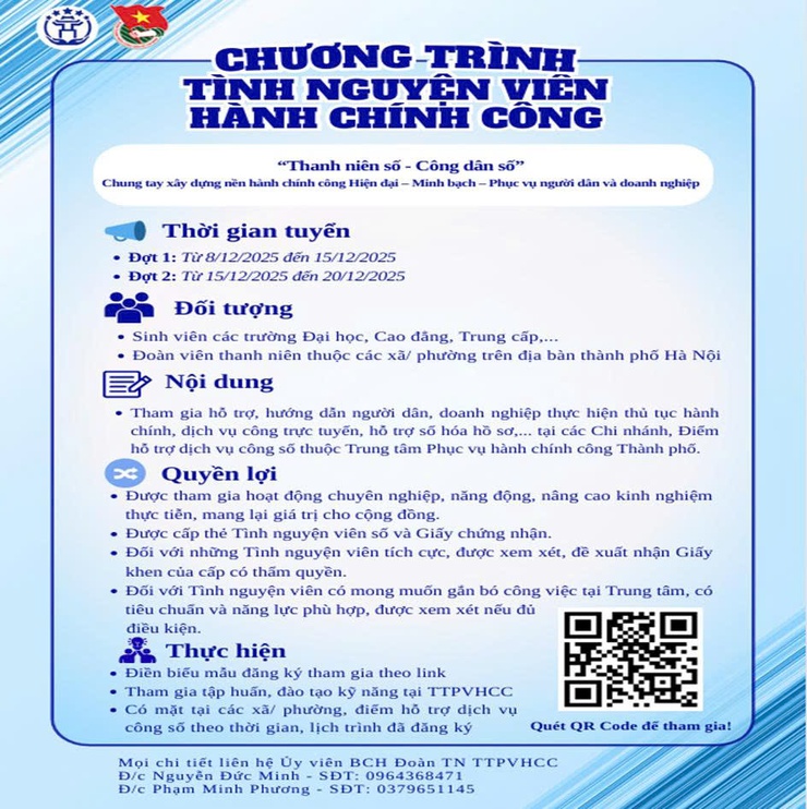 Phong trào “Tình nguyện viên Dịch vụ công Số” - Ảnh 1.