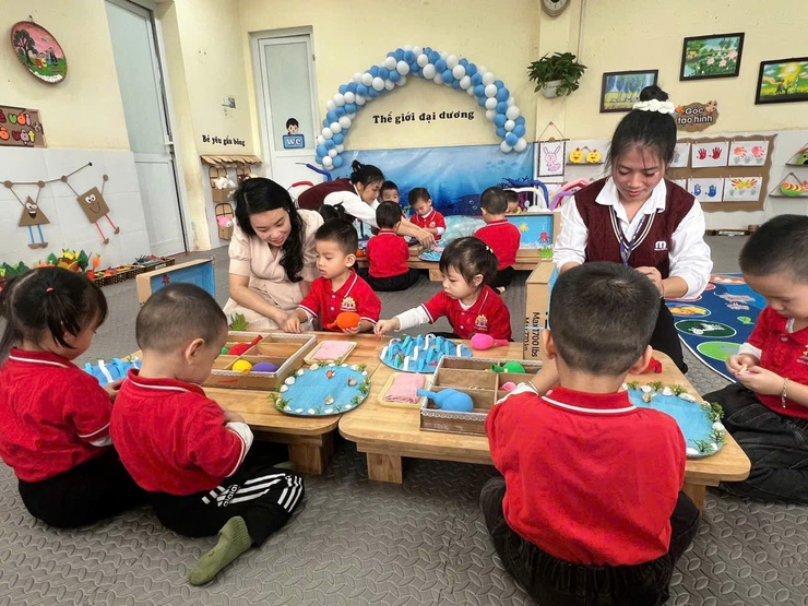 PHÒNG VĂN HÓA – XÃ HỘI XÃ VĨNH THANH TỔ CHỨC THÀNH CÔNG HỘI THI GIÁO VIÊN DẠY GIỎI CẤP MẦM NON NĂM HỌC 2025 – 2026.- Ảnh 9.