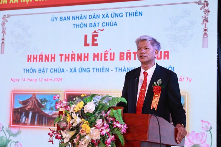 Lễ khánh thành Miếu Bặt Chùa – dấu ấn gìn giữ và phát huy giá trị văn hóa truyền thống- Ảnh 2.