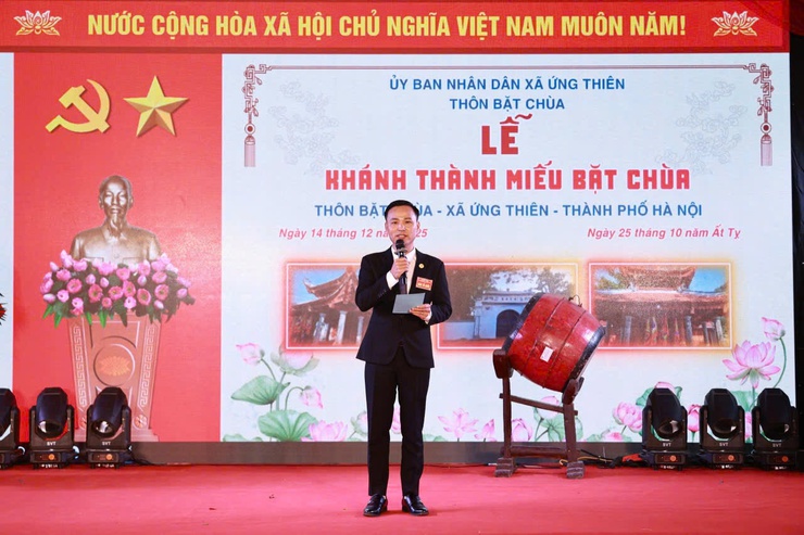 Lễ khánh thành Miếu Bặt Chùa – dấu ấn gìn giữ và phát huy giá trị văn hóa truyền thống- Ảnh 4.