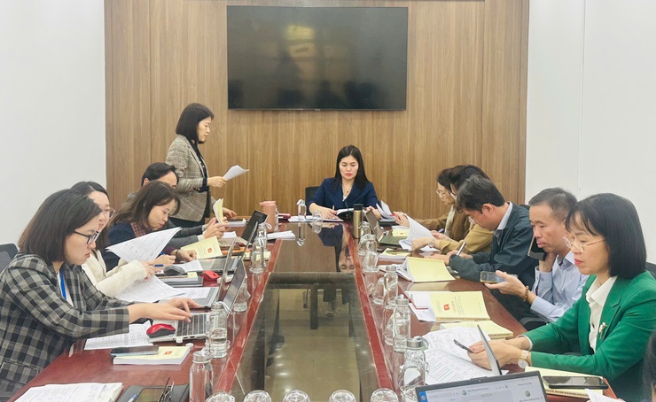 Ban chủ nhiệm Chương trình 01 Đảng bộ phường Bồ Đề thảo luận Kế hoạch thực hiện Chương trình năm 2026- Ảnh 1.