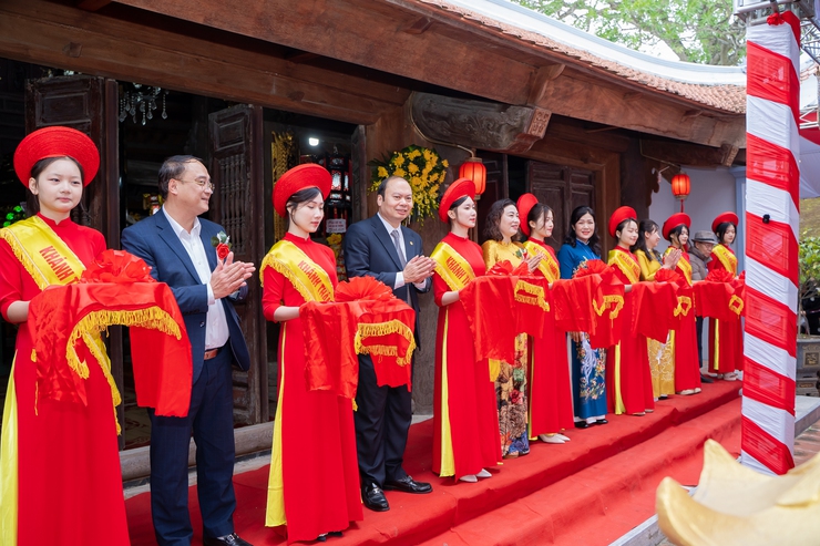 Lễ khánh thành di tích lịch sử quốc gia Đình Giẽ Thượng- Ảnh 6.