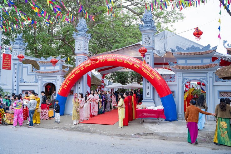 Lễ khánh thành di tích lịch sử quốc gia Đình Giẽ Thượng- Ảnh 1.