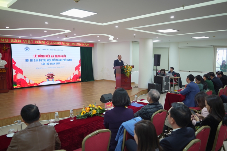 Phường Tây Hồ giành giải Nhất Hội thi Cán bộ thư viện giỏi thành phố Hà Nội năm 2025- Ảnh 3.