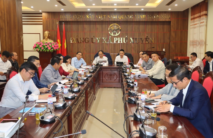 Hội nghị lấy ý kiến liên quan tới Đồ án Điều chỉnh tổng thể Quy hoạch phân khu đô thị Phú Xuyên- Ảnh 3.