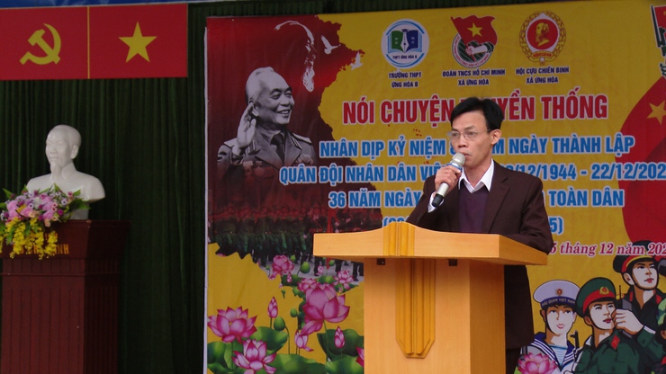 GIÁO DỤC TRUYỀN THỐNG LỊCH SỬ KỶ NIỆM 81 NĂM NGÀY THÀNH LẬP QUÂN ĐỘI NHÂN DÂN VIỆT NAM (22/12/1944 - 22/12/2025) VÀ 36 NĂM NGÀY HỘI QUỐC PHÒNG TOÀN DÂN (22/12/1989 - 22/12/2025)- Ảnh 2.