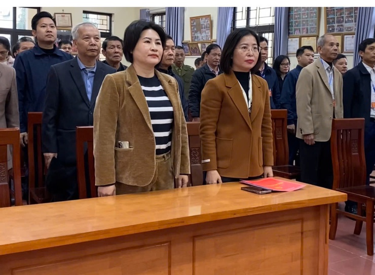 Không khí nô nức ngày Hội bầu cử trưởng thôn, Cụm dân cư trên địa bàn xã Thường Tín nhiệm kỳ 2025-2028- Ảnh 1.