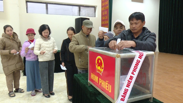 Không khí nô nức ngày Hội bầu cử trưởng thôn, Cụm dân cư trên địa bàn xã Thường Tín nhiệm kỳ 2025-2028- Ảnh 10.