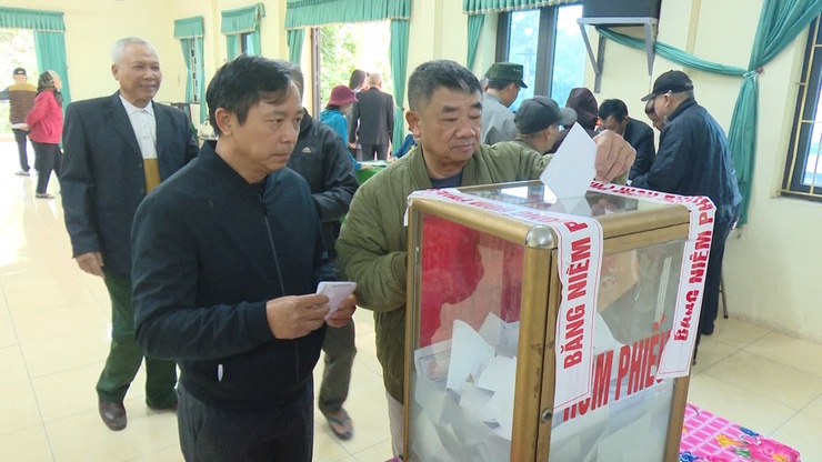 Không khí nô nức ngày Hội bầu cử trưởng thôn, Cụm dân cư trên địa bàn xã Thường Tín nhiệm kỳ 2025-2028- Ảnh 12.