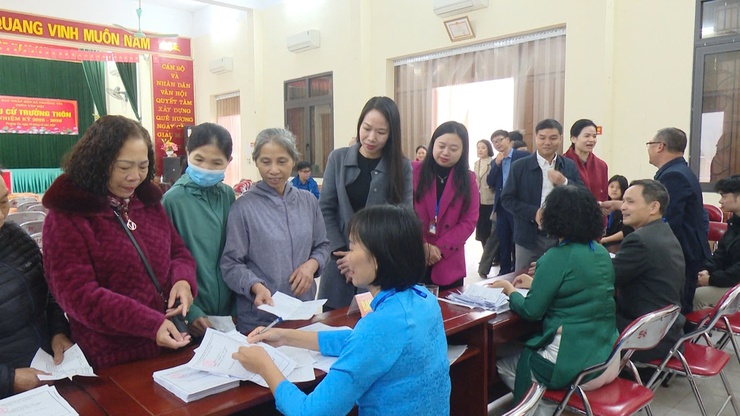 Không khí nô nức ngày Hội bầu cử trưởng thôn, Cụm dân cư trên địa bàn xã Thường Tín nhiệm kỳ 2025-2028- Ảnh 11.