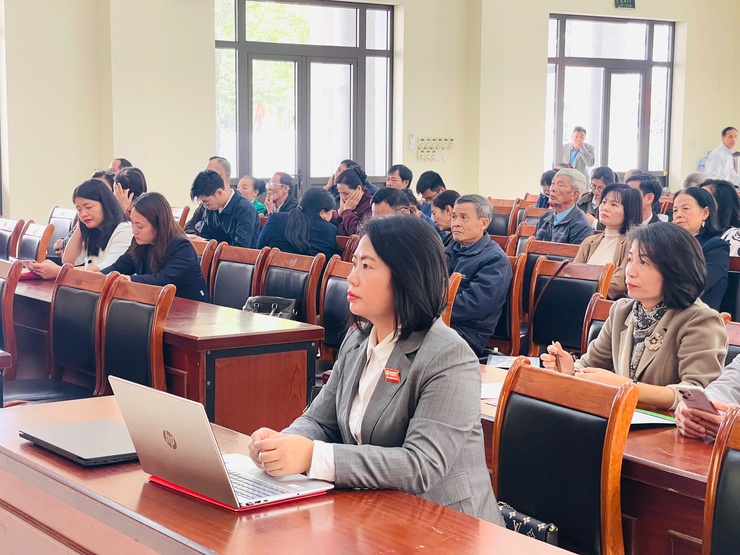 Hội nghị tiếp xúc cử tri sau kỳ họp thứ Hai, HĐND xã Thiên Lộc khóa I, nhiệm kỳ 2021-2026- Ảnh 4.