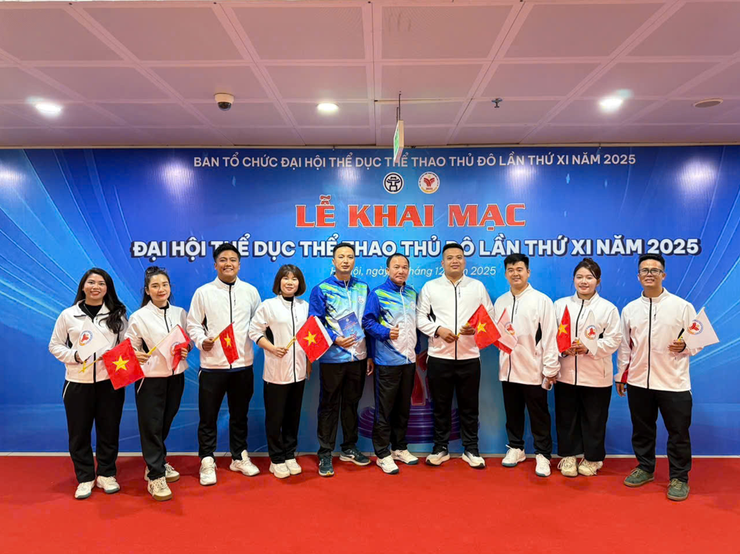 Đoàn thể thao phường Việt Hưng vinh dự tham gia Lễ khai mạc Đại hội Thể dục thể thao Thủ đô lần thứ XI năm 2025- Ảnh 3.