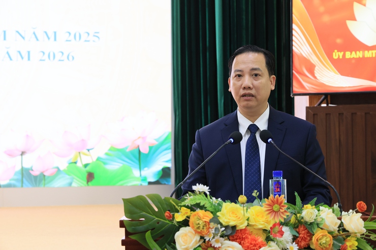 UBMTTQ Việt Nam xã Thư Lâm Tổng kết công tác Mặt trận và các tổ chức chính trị xã hội, công tác vận động ủng hộ đồng bào bị bão lũ; quỹ vì người nghèo và Mô hình dân vận khéo năm 2025.- Ảnh 11.