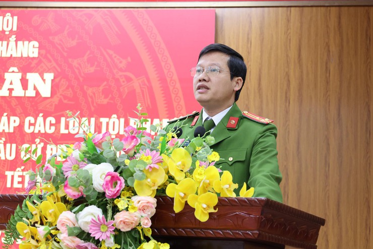 Công an xã Tiến Thắng ra quân tấn công, trấn áp tội phạm, bảo đảm an ninh, trật tự- Ảnh 2.