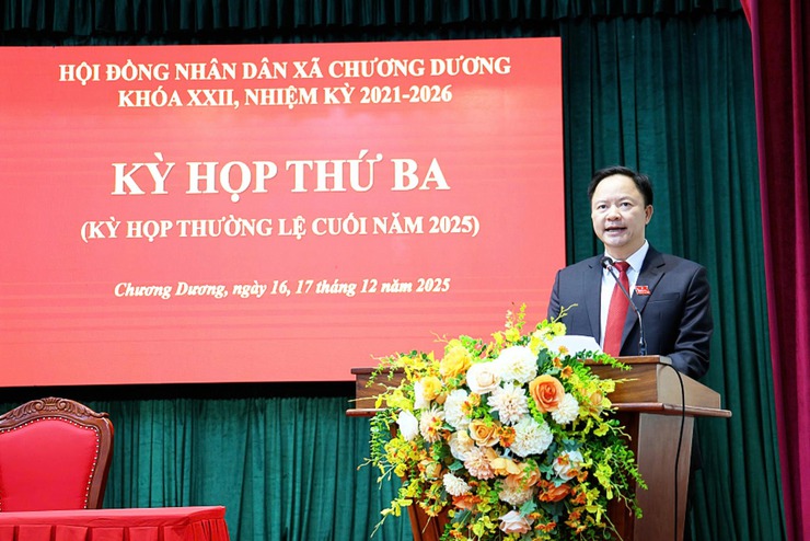 HĐND xã Chương Dương khai mạc kỳ họp thứ 3 – Kỳ họp thường lệ cuối năm 2025- Ảnh 2.