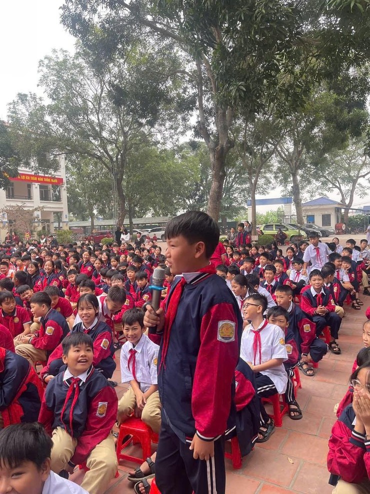 Công an xã Đa Phúc tổ chức tuyên truyền pháp luật- Ảnh 2.