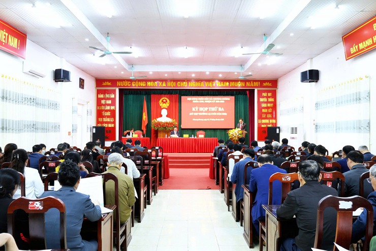 HĐND xã Chương Dương khai mạc kỳ họp thứ 3 – Kỳ họp thường lệ cuối năm 2025- Ảnh 1.