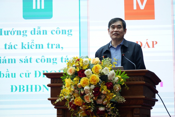 Hội nghị tập huấn Quy trình hiệp thương giới thiệu người ứng cử đại biểu HĐND các cấp nhiệm kỳ 2026-2031- Ảnh 1.