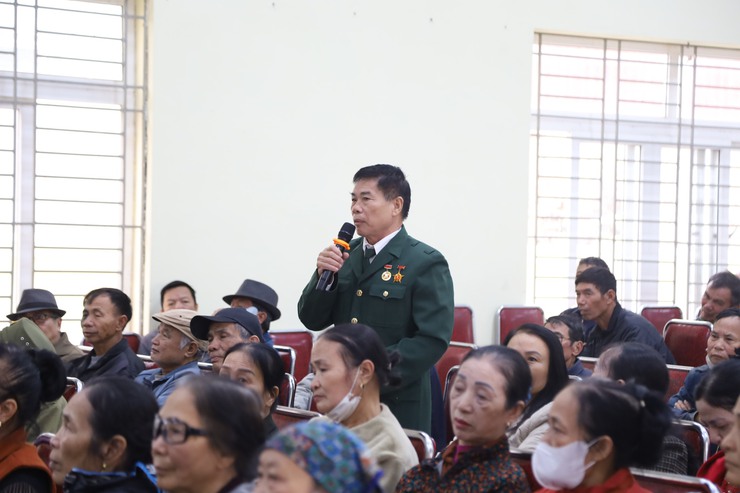 Xã Quang Minh tổ chức hội nghị tuyên truyền công tác giải phóng mặt bằng Dự án Khu đô thị cao cấp Mê Linh- Ảnh 2.