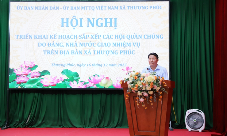 Xã Thượng Phúc thông qua Đề án sắp xếp các Hội quần chúng trên địa bàn xã- Ảnh 3.