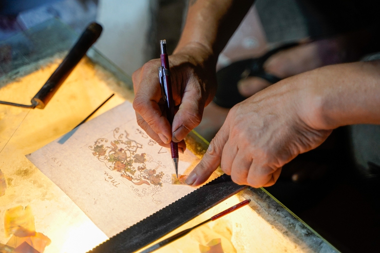 Hành trình hồi sinh nghề khảm trai Chuôn Ngọ- Ảnh 1.