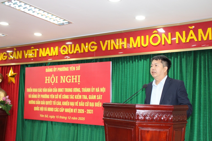 Hội nghị triển khai các văn bản của TW, Thành phố, Đảng ủy Phường về công tác kiểm tra, giám sát của Đảng...- Ảnh 2. Hội nghị triển khai các văn bản của TW, Thành phố, Đảng ủy Phường về công tác kiểm tra, giám sát của Đảng...- Ảnh 2.