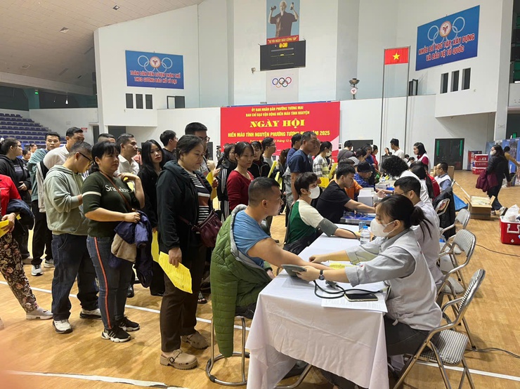 Phường Tương Mai tổ chức Ngày Hội Hiến Máu tình nguyện năm 2025. - Ảnh 2.