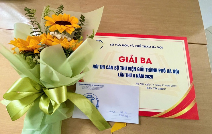 Phường Đông Ngạc xuất sắc đạt Giải Ba Hội thi Cán bộ Thư viện giỏi Thành phố Hà Nội lần thứ II, năm 2025- Ảnh 3.