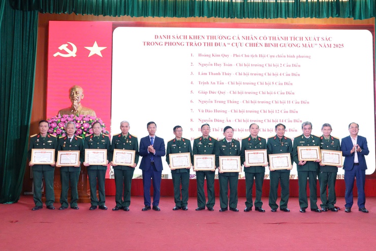 Hội nghị Tổng kết công tác Cựu chiến binh và Công tác Đoàn thanh niên năm 2025; phát động thi đua năm 2026
- Ảnh 8.