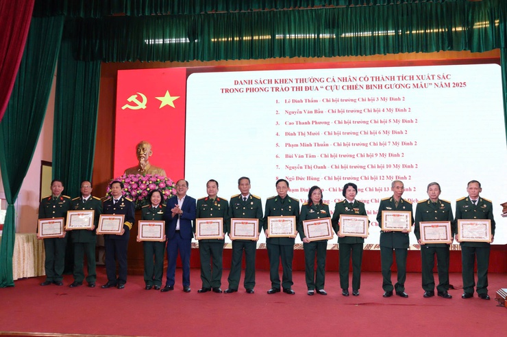 Hội nghị Tổng kết công tác Cựu chiến binh và Công tác Đoàn thanh niên năm 2025; phát động thi đua năm 2026
- Ảnh 9.