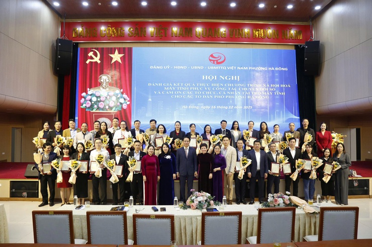 63 máy tính được trang bị cho các tổ dân phố trên địa bàn phường Hà Đông- Ảnh 6.