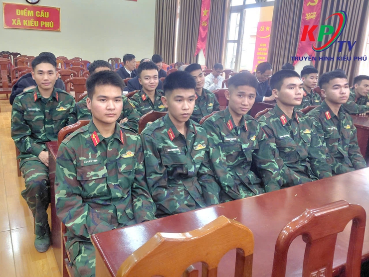 UBND xã Kiều Phú tổ chức Hội nghị đón Đơn vị Trung đoàn 102 và Tiểu đoàn 16, Sư đoàn 308, Quân đoàn 12 về làm công tác Dân vận đợt 2 năm 2025- Ảnh 5.