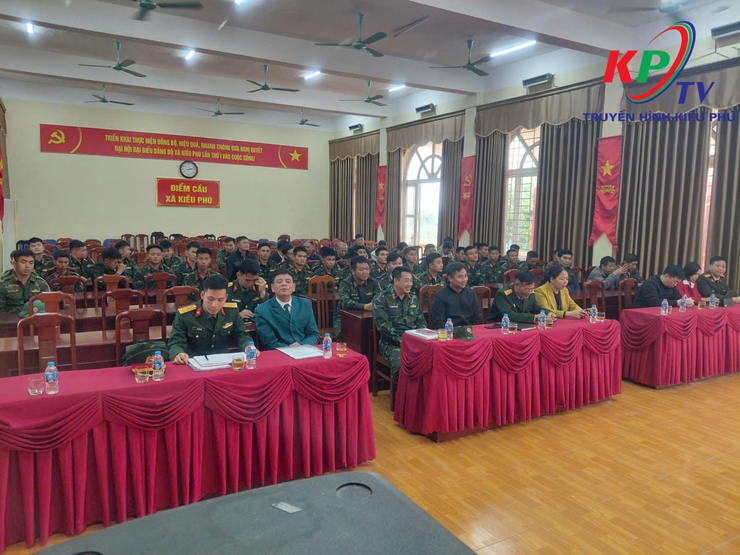 UBND xã Kiều Phú tổ chức Hội nghị đón Đơn vị Trung đoàn 102 và Tiểu đoàn 16, Sư đoàn 308, Quân đoàn 12 về làm công tác Dân vận đợt 2 năm 2025- Ảnh 2.