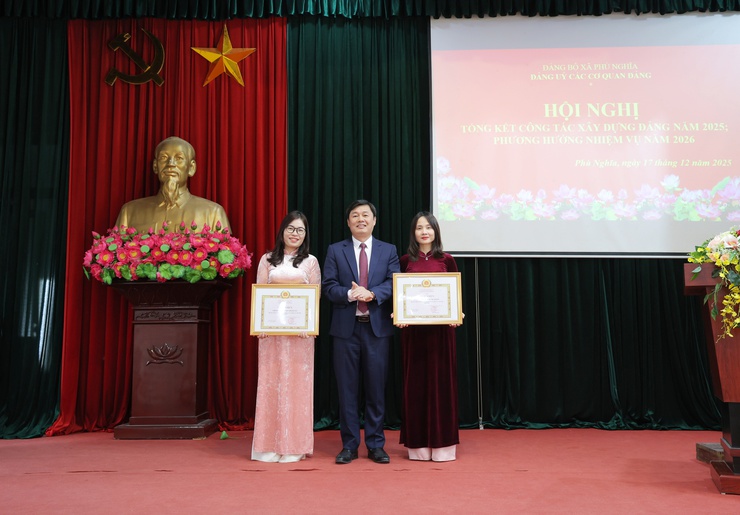 Đảng bộ các cơ quan Đảng xã Phú Nghĩa tổng kết công tác xây dựng Đảng năm 2025; Triển khai nhiệm vụ năm 2026- Ảnh 5.