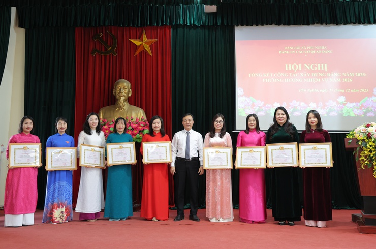 Đảng bộ các cơ quan Đảng xã Phú Nghĩa tổng kết công tác xây dựng Đảng năm 2025; Triển khai nhiệm vụ năm 2026- Ảnh 6.