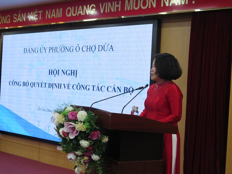 Phường Ô Chợ Dừa kiện toàn bộ máy lãnh đạo, quản lý phường năm 2025- Ảnh 3.