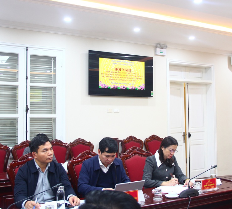 Xã Thạch Thất: Triển khai công tác quy hoạch cán bộ và hướng dẫn quy trình các bước hiệp thương bầu cử đại biểu HĐND các cấp nhiệm kỳ 2026 - 2031- Ảnh 8.