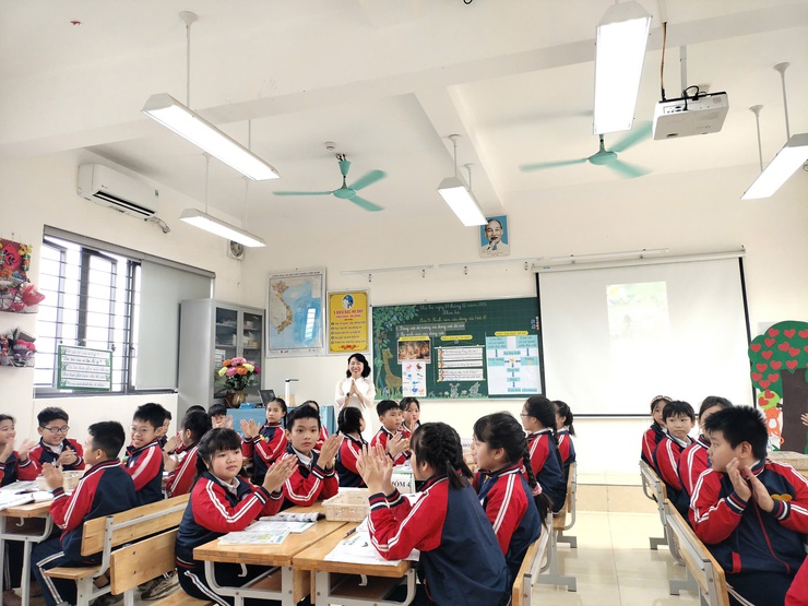 Giáo viên Trường tiểu học Duyên Hà và Tạ Hoàng Cơ đầu tư nghiêm túc, sáng tạo trong tiết dạy tại Hội thi giáo viên dạy giỏi cấp xã- Ảnh 14.