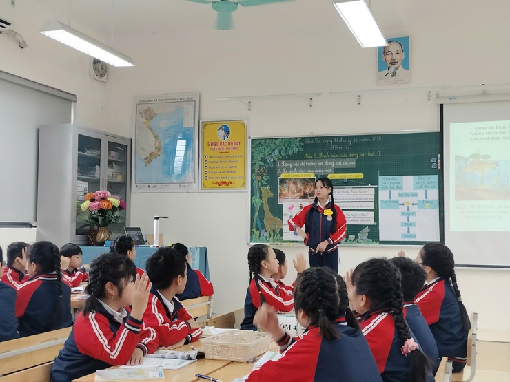 Giáo viên Trường tiểu học Duyên Hà và Tạ Hoàng Cơ đầu tư nghiêm túc, sáng tạo trong tiết dạy tại Hội thi giáo viên dạy giỏi cấp xã- Ảnh 15.