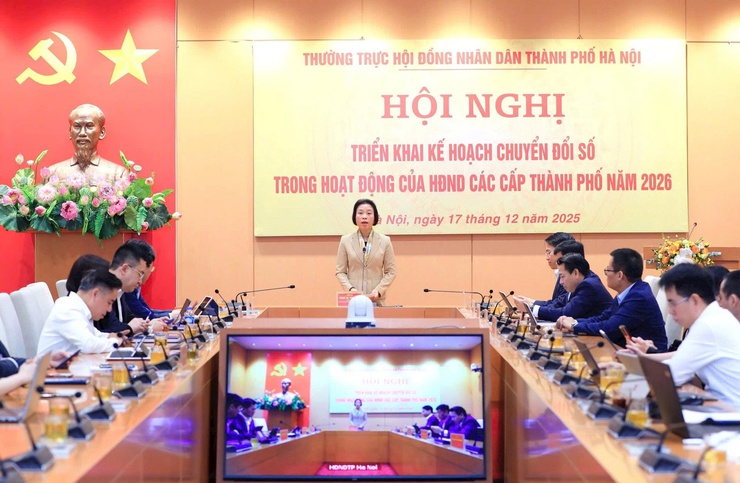 Thành phố Hà Nội: Triển khai kế hoạch chuyển đổi số, nâng cao hiệu quả hoạt động của HĐND các cấp- Ảnh 1.