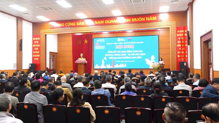 Phường Long Biên tổ chức Hội nghị tổng kết các hoạt động tham gia Festival Thăng Long - Hà Nội năm 2025- Ảnh 1.