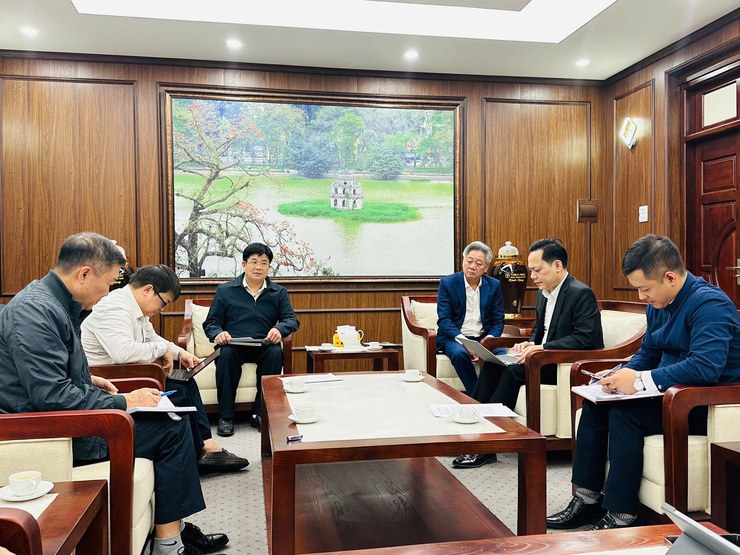 Sở Khoa học và Công nghệ Hà Nội làm việc với xã Tam Hưng về phát triển hạ tầng số, viễn thông- Ảnh 2.