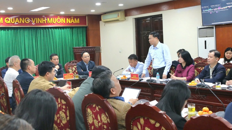 Kết quả Hội nghị giao ban, kiểm điểm tiến độ công tác giải phóng mặt bằng Dự án đầu tư xây dựng đường Tam Trinh- Ảnh 5.