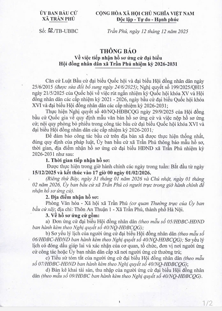 Thông báo- Ảnh 1.