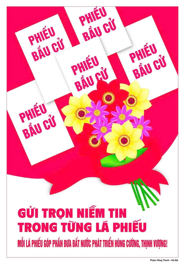 Bộ Văn hoá, Thể thao và Du lịch phê duyệt mẫu tranh cổ động để sử dụng chính thức trong các hoạt động tuyên truyền bầu cử đại biểu Quốc hội và HĐND các cấp- Ảnh 9.